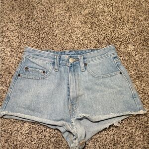 Women's Light Blue Denim Shorts